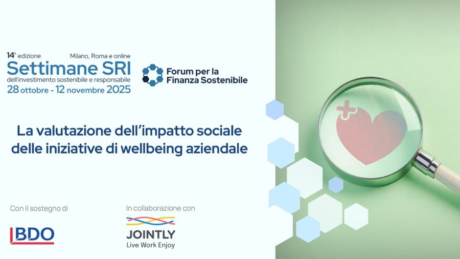 Webinar | La valutazione dell’impatto sociale delle iniziative di wellbeing aziendale