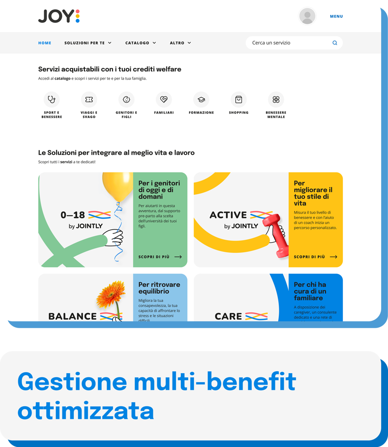 Una piattaforma, molti benefit, un'unica esperienza di benessere